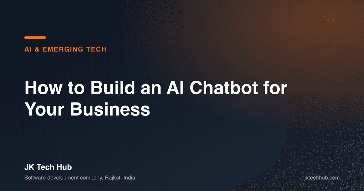 How to Build an AI Chatbot for Your Business [2026 Guide]