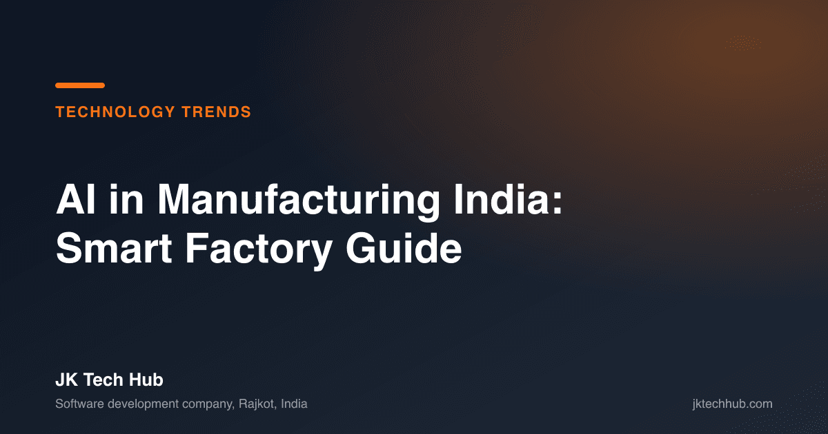 AI in Manufacturing India: Smart Factory Guide [2026]