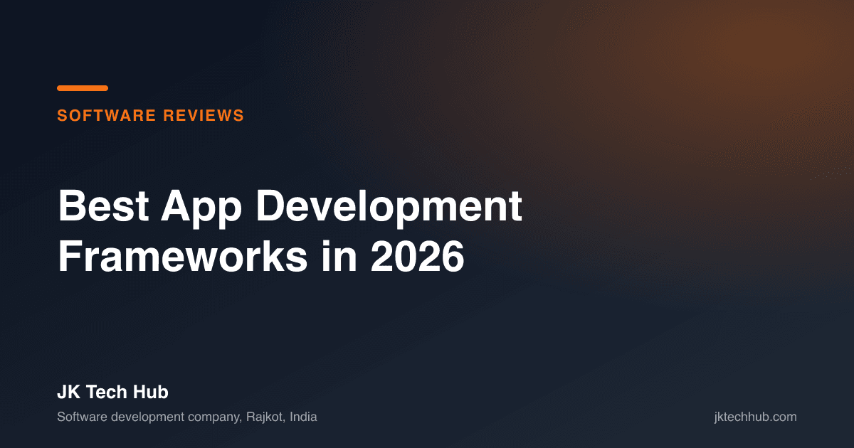 Best App Development Frameworks in 2026 [Compared]