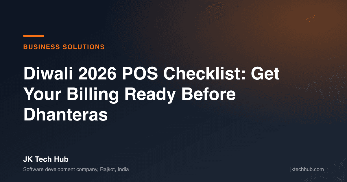 Diwali 2026 POS Checklist: Get Your Billing Ready Before Dhanteras