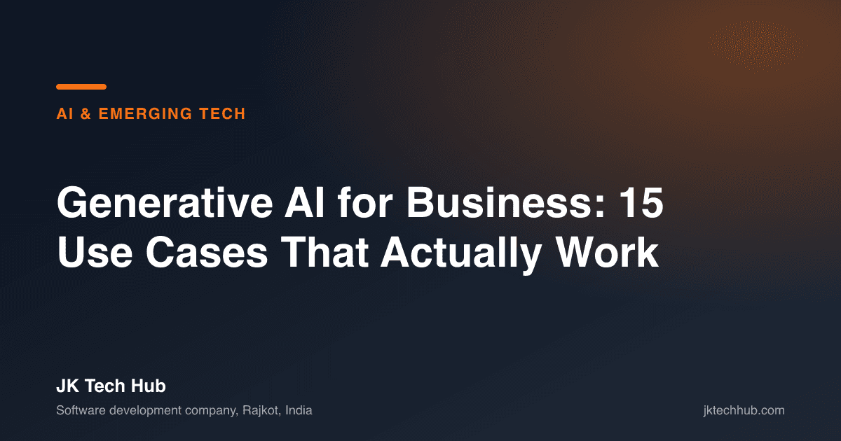 Generative AI for Business: 15 Use Cases That Actually Work [2026]