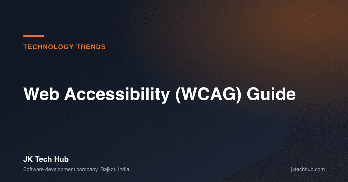 Web Accessibility (WCAG) Guide [2026]